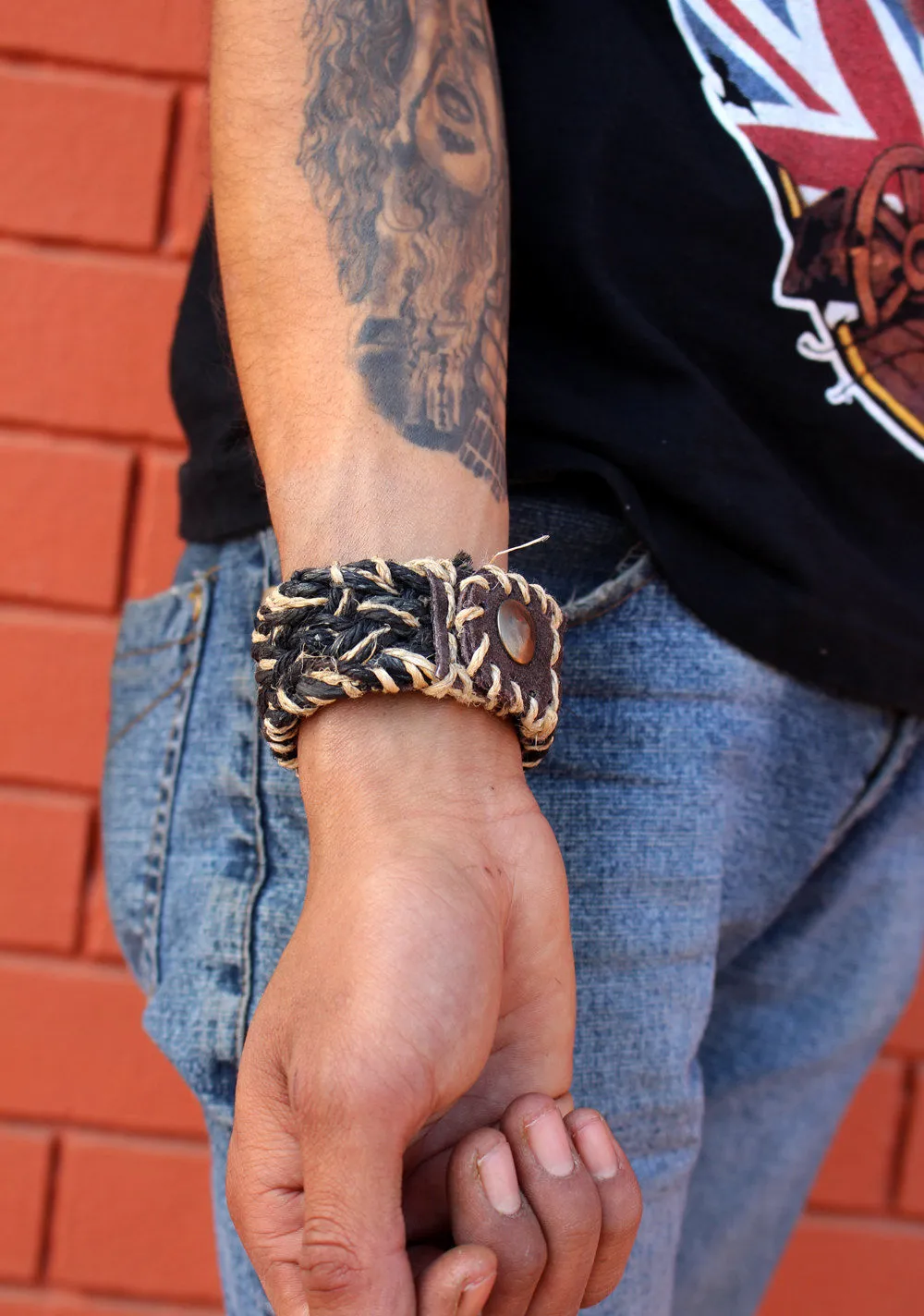 Thick Hemp Braided Bracelets