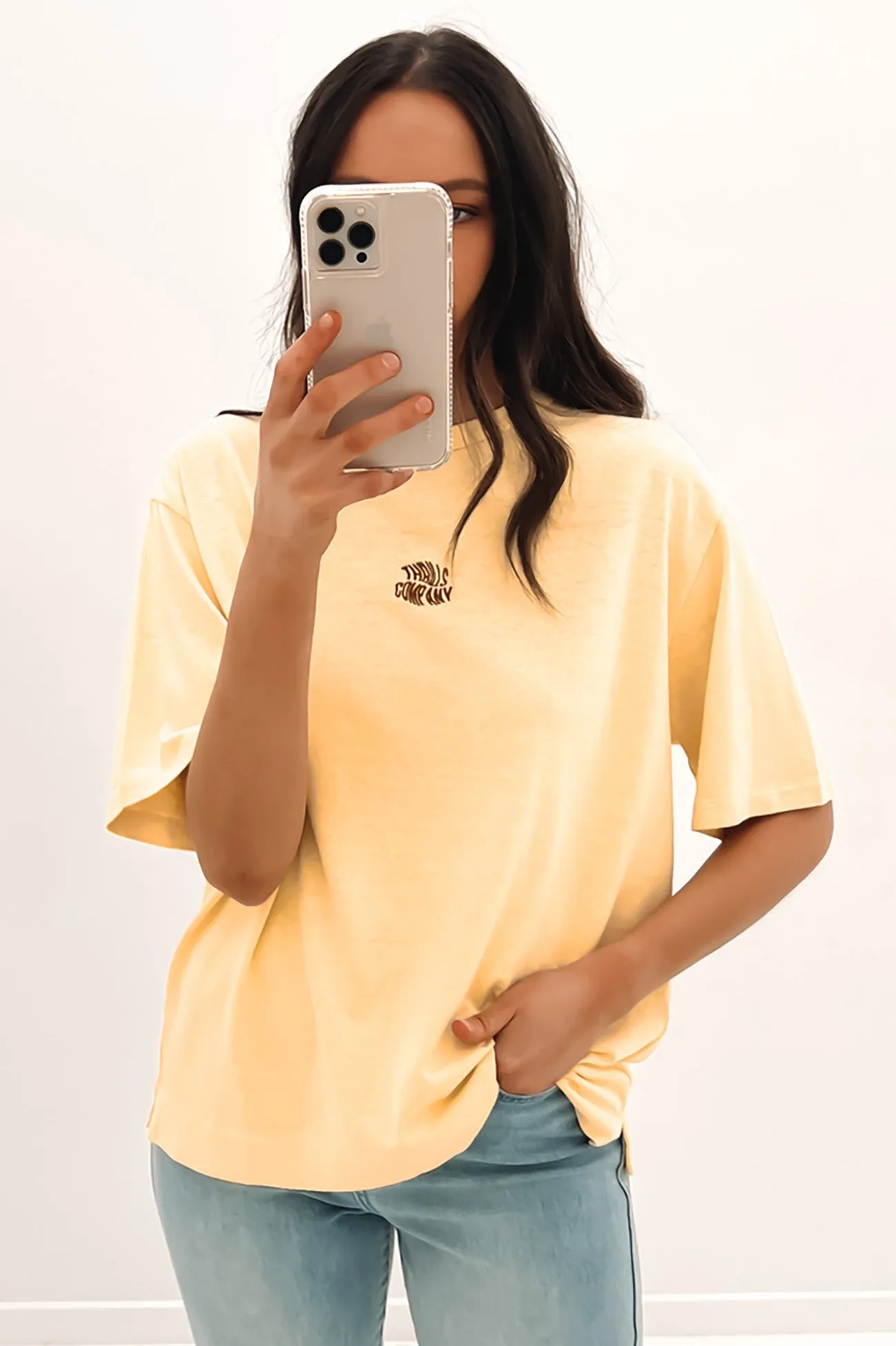 Thrills Zenith Hemp Box Fit Tee Sunlight