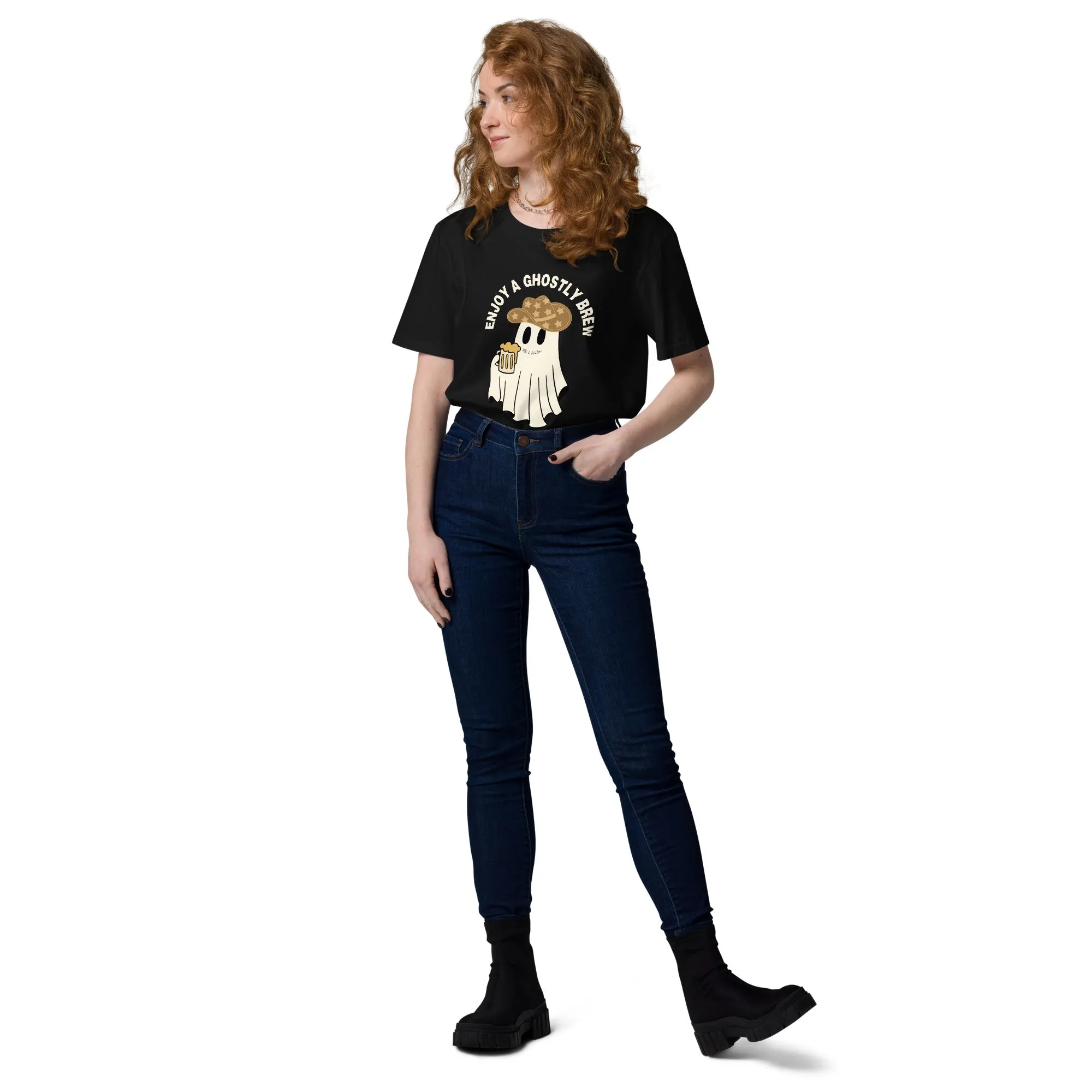 Vegan Ghost T-Shirt: Enjoy a Ghostly Brew this Halloween