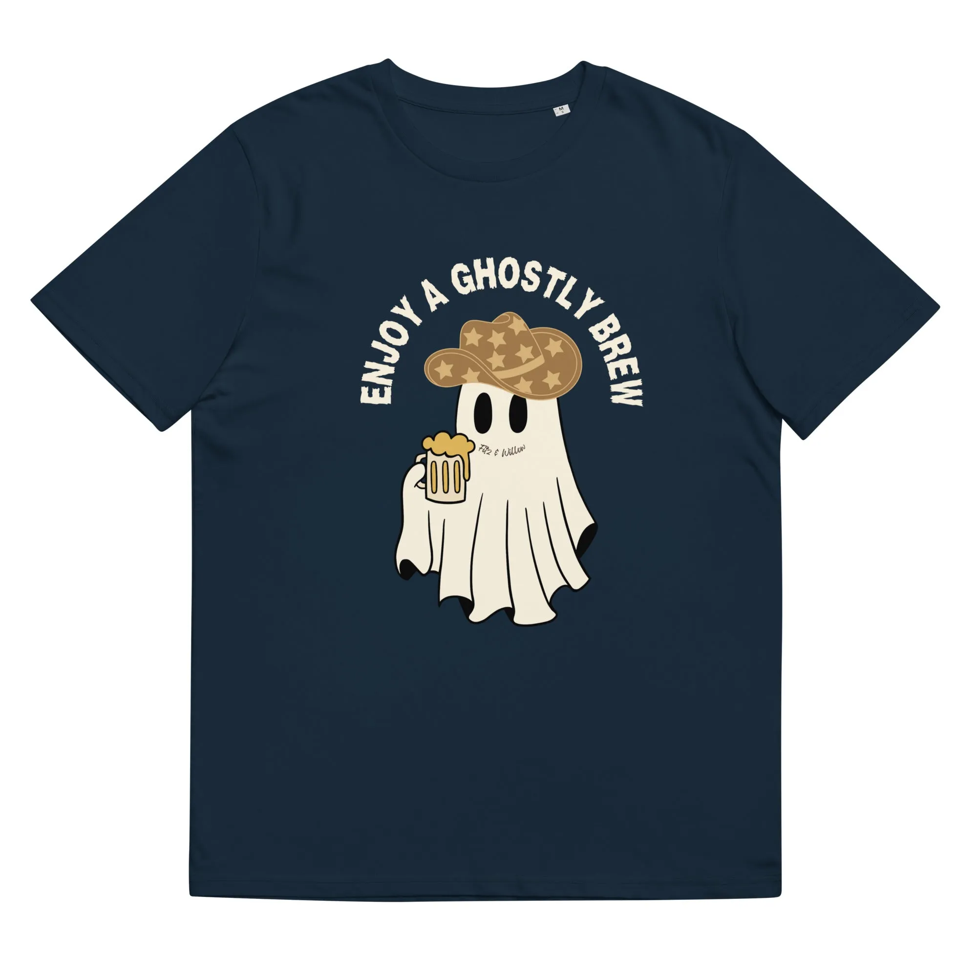 Vegan Ghost T-Shirt: Enjoy a Ghostly Brew this Halloween