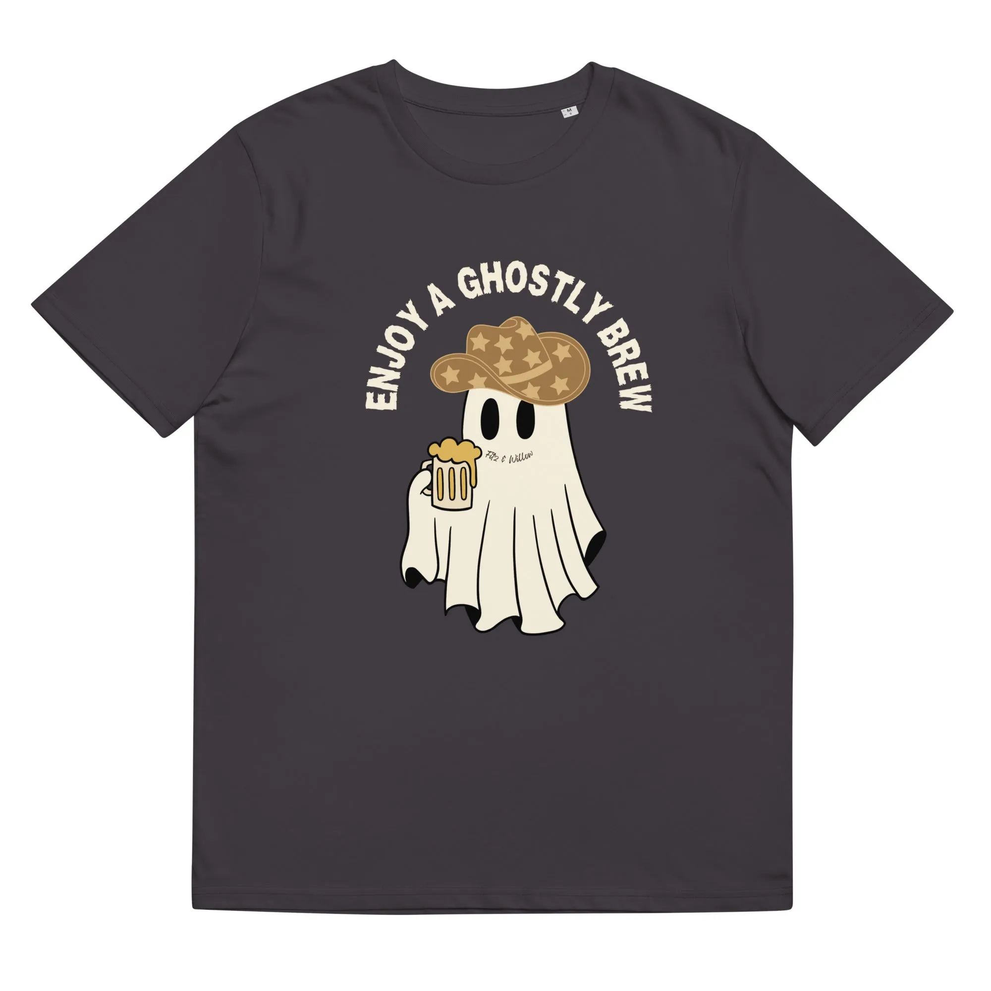 Vegan Ghost T-Shirt: Enjoy a Ghostly Brew this Halloween