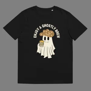 Vegan Ghost T-Shirt: Enjoy a Ghostly Brew this Halloween